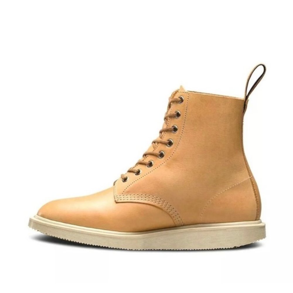 Dr. Martens Whiton Tuscan Tan Leather Lace Ankle Boot UK 7 Men 7.5 Women 9.5 10 - Picture 8 of 11